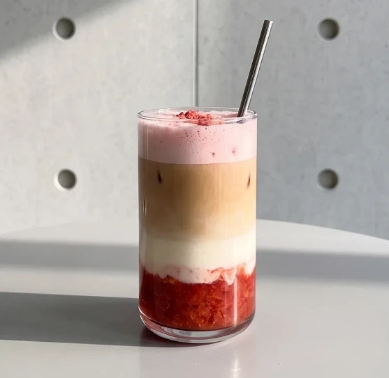 Strawberry Milk Latte